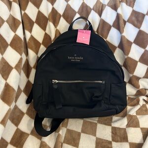 Kate Spade Black Nylon Backpack